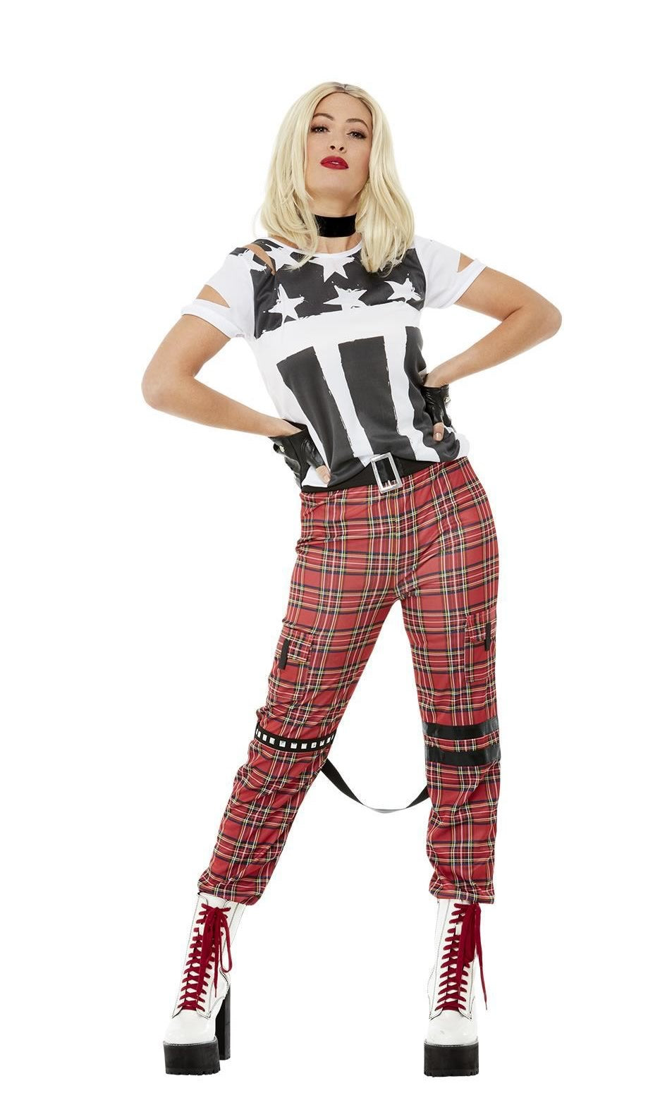 Buy 90s Punk Rocker Girl Costume