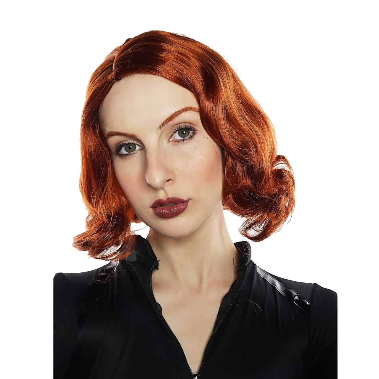 Buy Red Avenging Widow Hero Wig Auburn