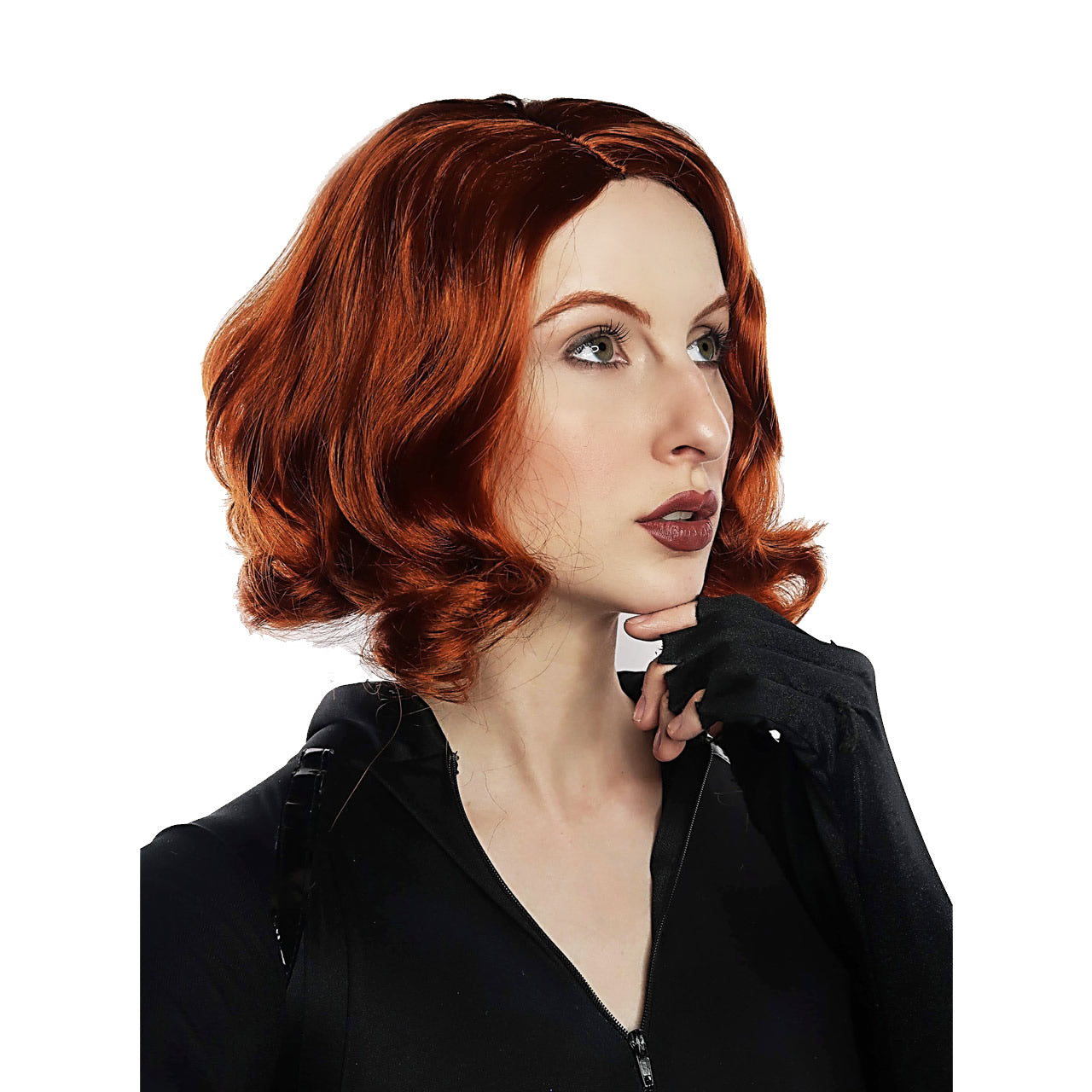 Buy Red Avenging Widow Hero Wig Auburn