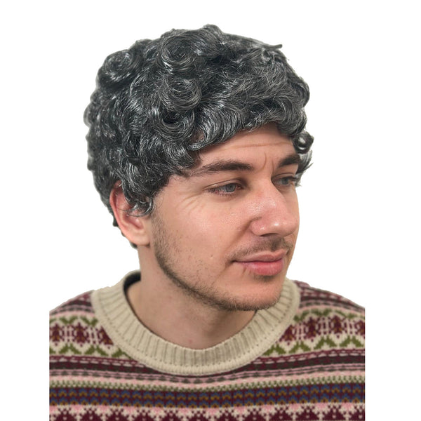 Buy Grandpa Curls Wig Grey