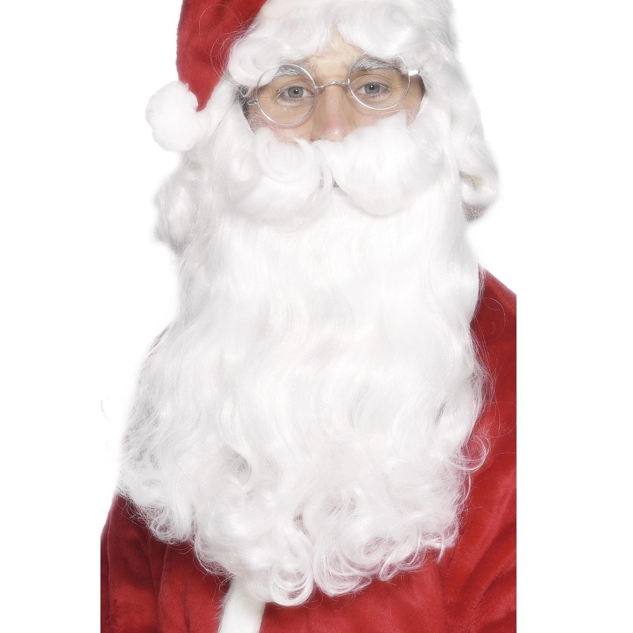 Deluxe long Santa beard and wig