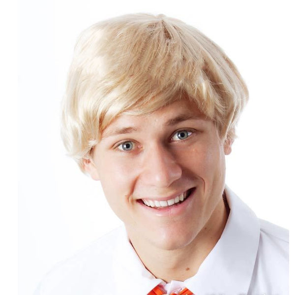 Blonde Fred or Ken style men's wig