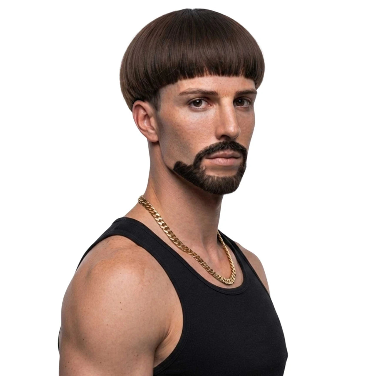 Buy Ibiza Boss Wig, Beard and Mo Set