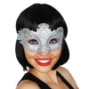Buy Crystal Lace Silver Eye Mask