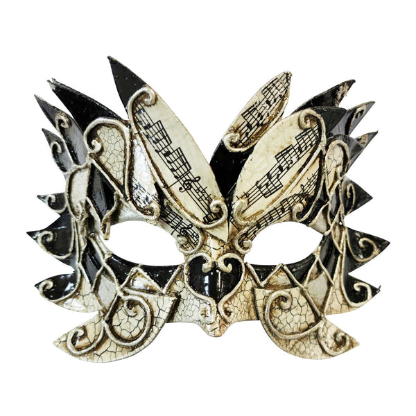 Buy Spiked Musical Black and White Eye Mask