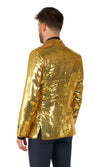 Buy SuitMeister Gold Sequins Blazer