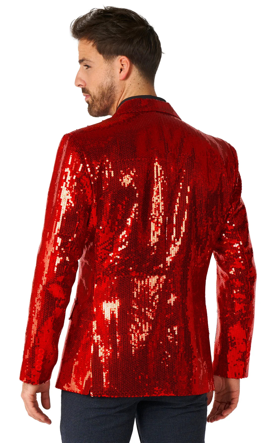 Buy SuitMeister Red Sequins Blazer