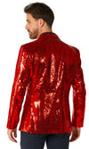 Buy SuitMeister Red Sequins Blazer