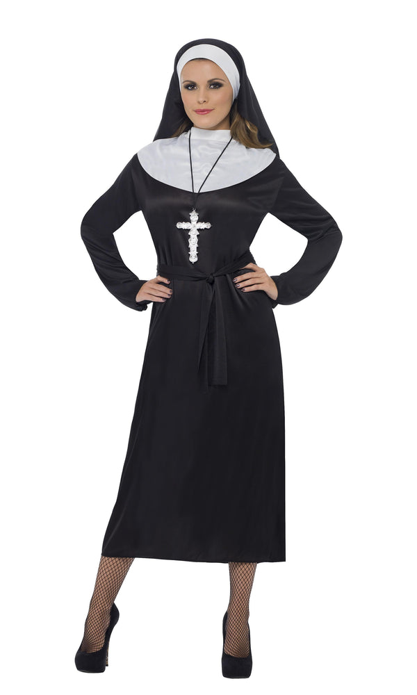 Nun dress with headpiece and waist sash