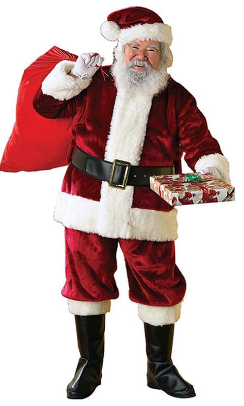 Buy Crimson Regency Plush Deluxe Santa Suit