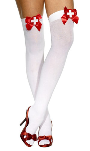 Stockings - Naughty Nurse White