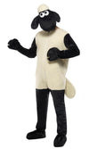 Black and white Shaun the Sheep costume with full head piece