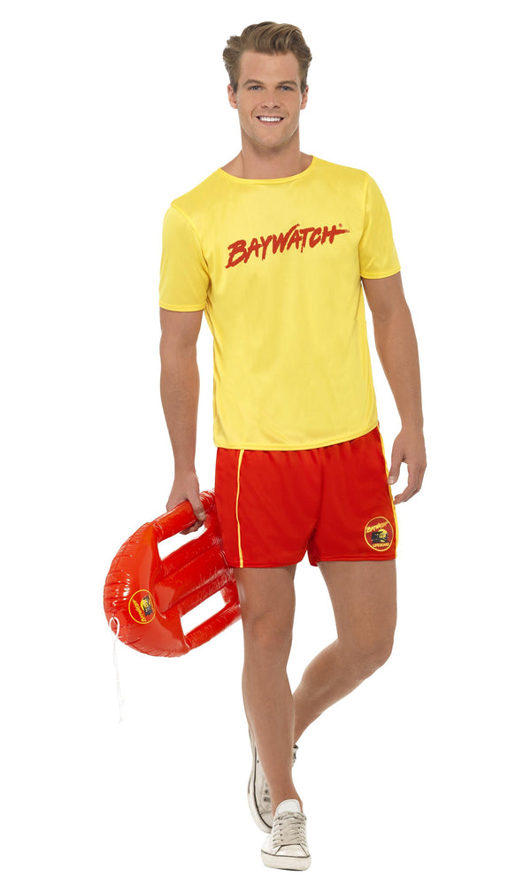 Baywatch shorts and top costume with logo