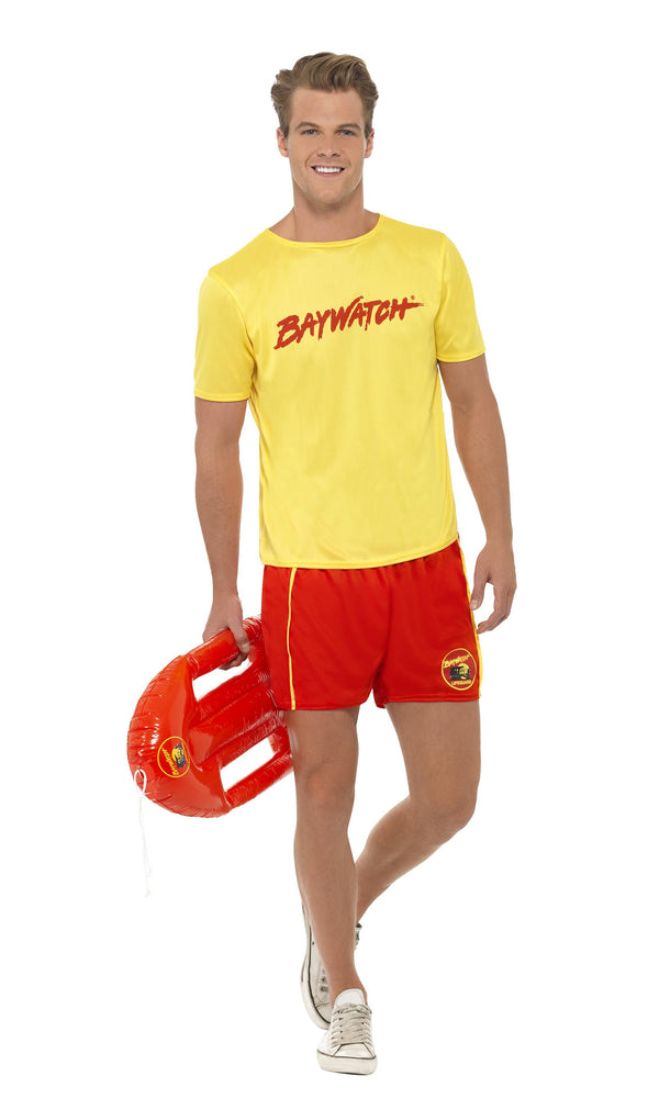 Baywatch shorts and top costume with logo