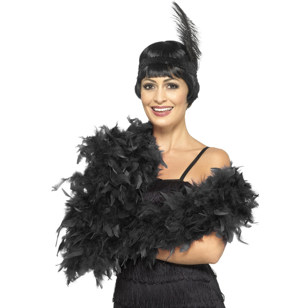 Feather Boa Black