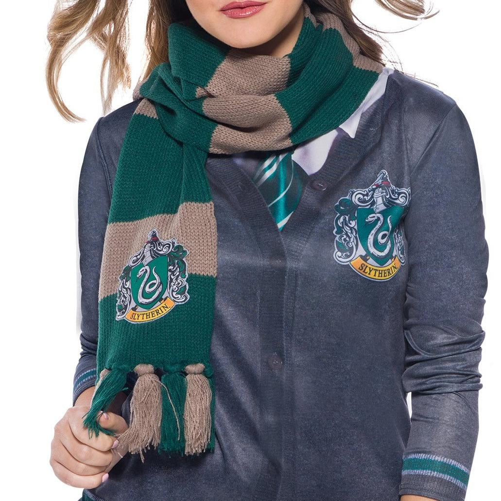 Slytherin green house scarf