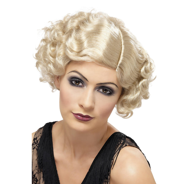Blonde 20s flapper style wig