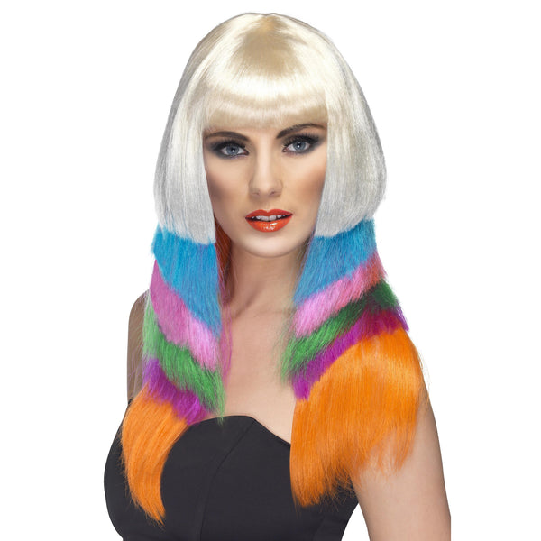 Starlet Wig Neon Multi Coloured