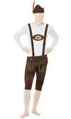 Second skin Oktoberfest costume with hat and bum bag