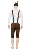Back of second skin Oktoberfest costume with hat and bum bag