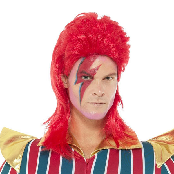 Red Ziggy Stardust David Bowie wig