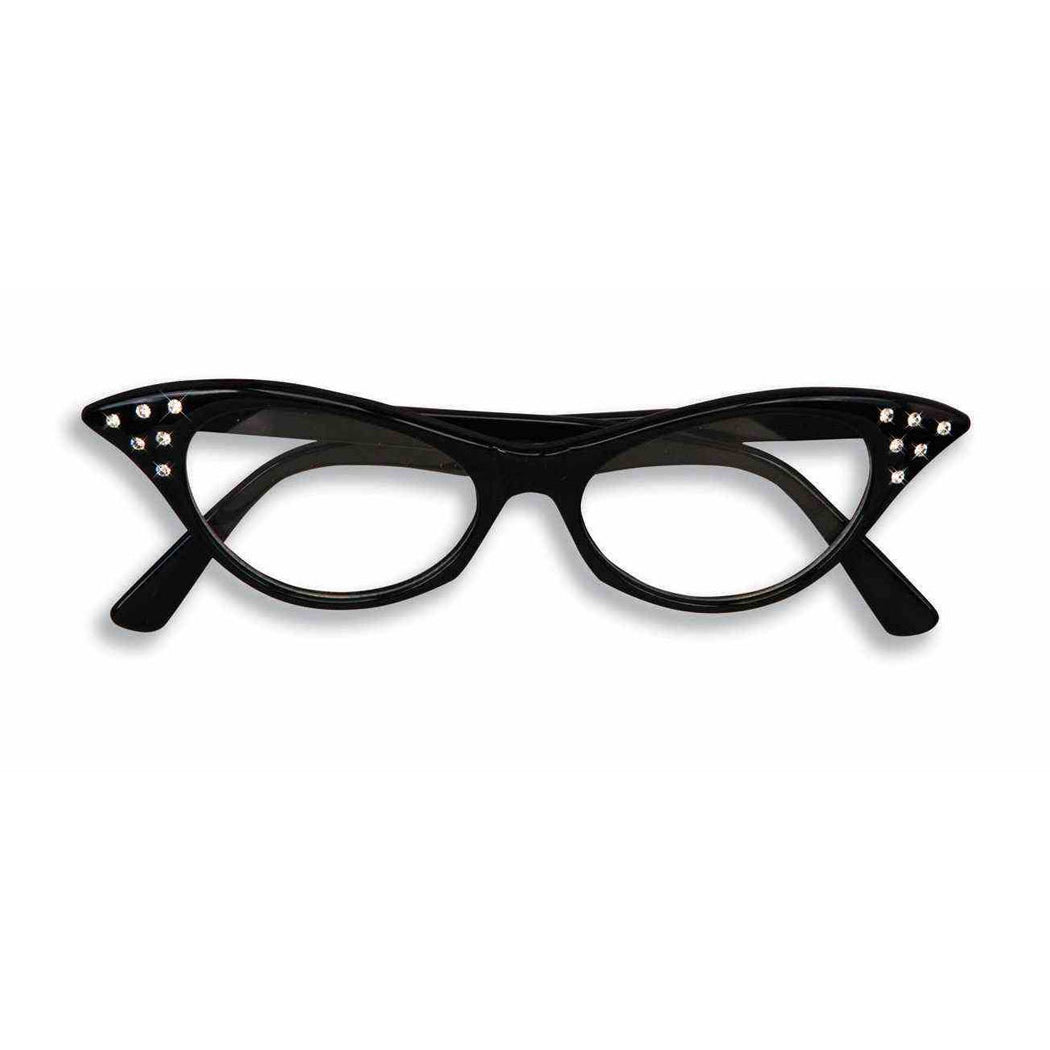 Buy Rhinestone Black Glasses
