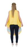 Yellow back of wrapped Easter egg costume