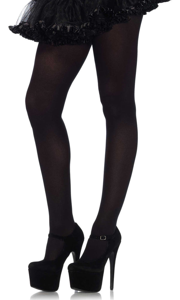 Nylon Spandex Tights Black