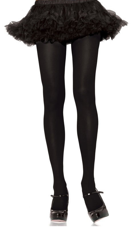 Nylon Spandex Tights Black