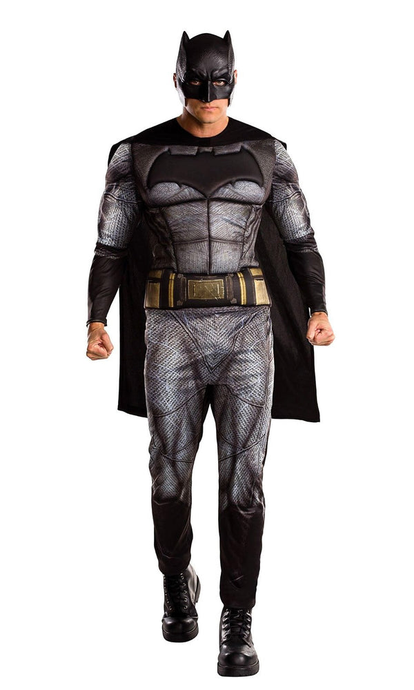 Black and grey Batman Dawn of Justice costume with mask