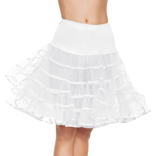 White Knee-Length Petticoat main image 0