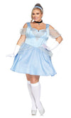 Plus size Cinderella dress with choker and headband