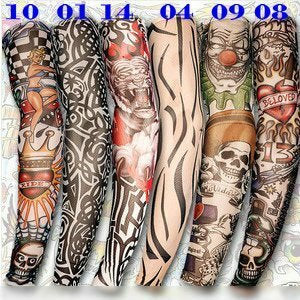1980s glam rock tattoo sleeves