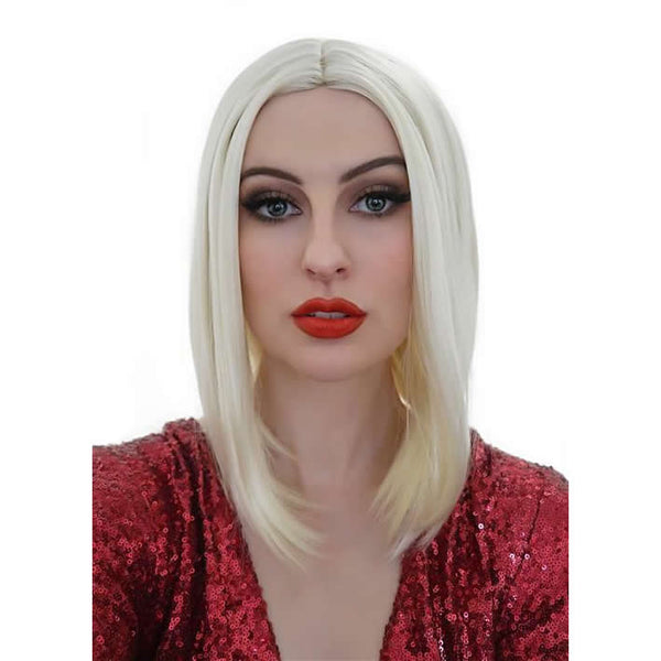 Long blonde bob style wig