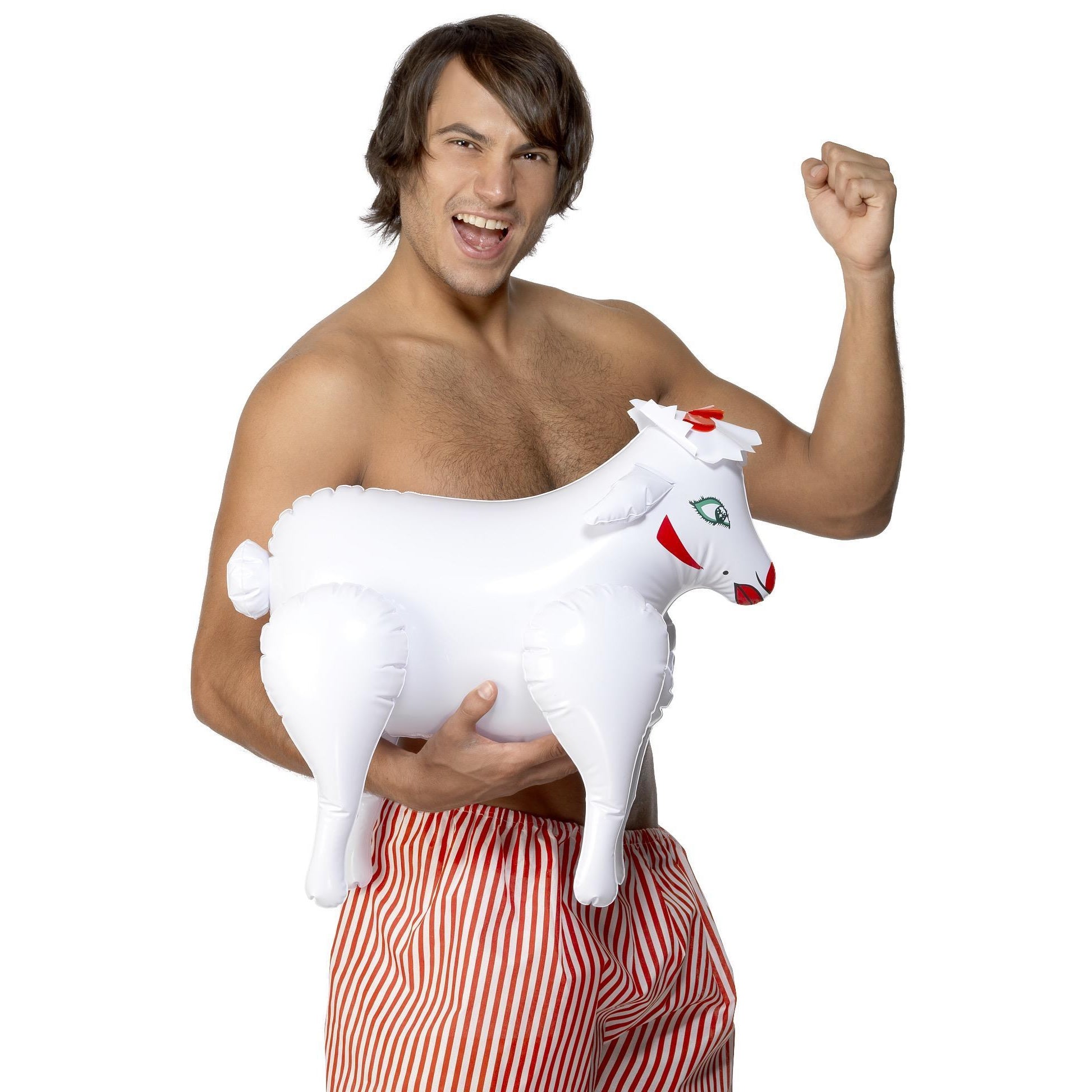 Inflatable novelty sheep