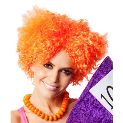 Mad Hatter Unisex Wig Orange