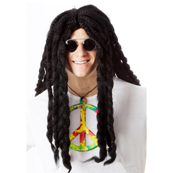 Long black rasta dreadlocks Bob Marley style