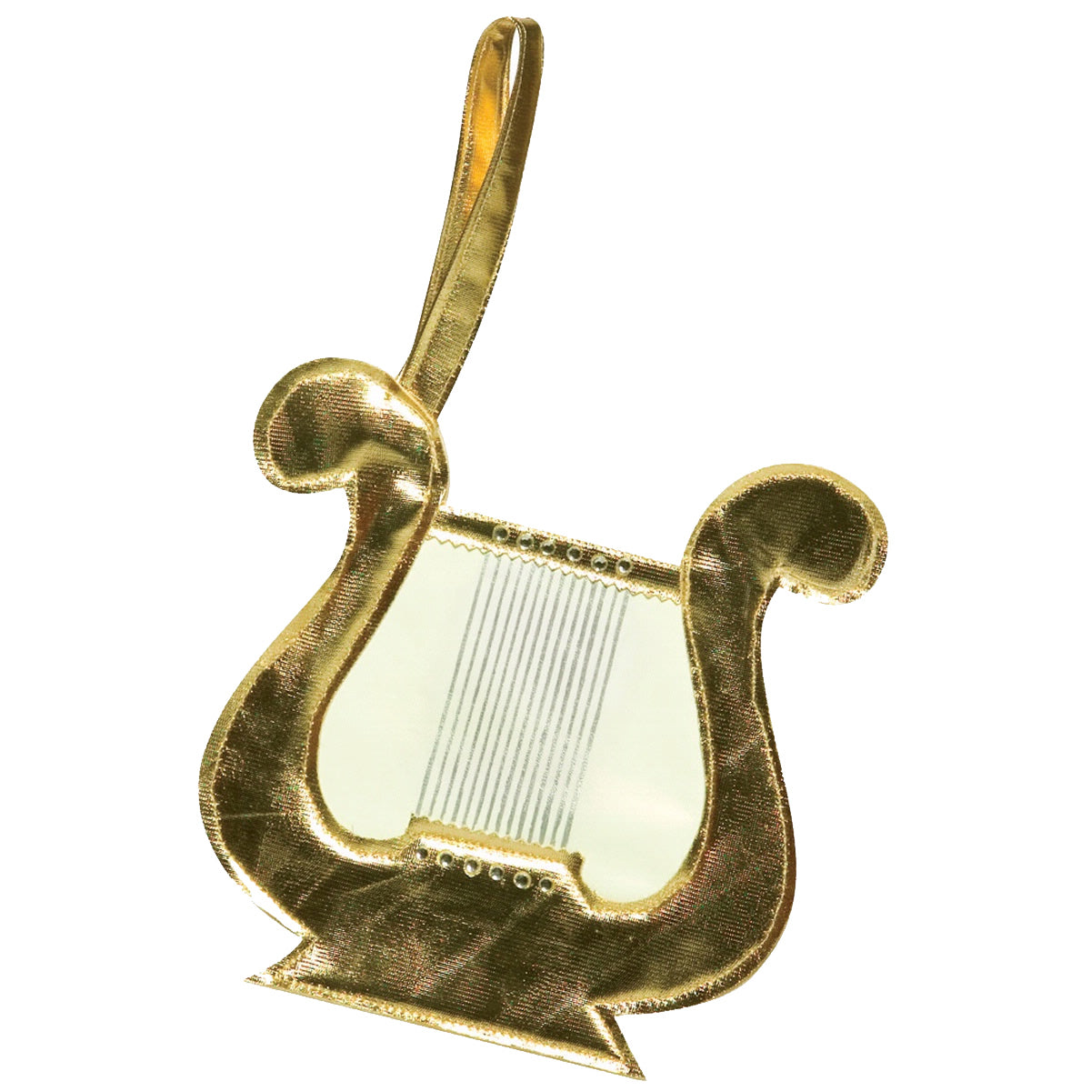 Gold angel harp bag