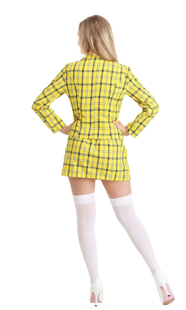 Clueless Cher short yellow costume back