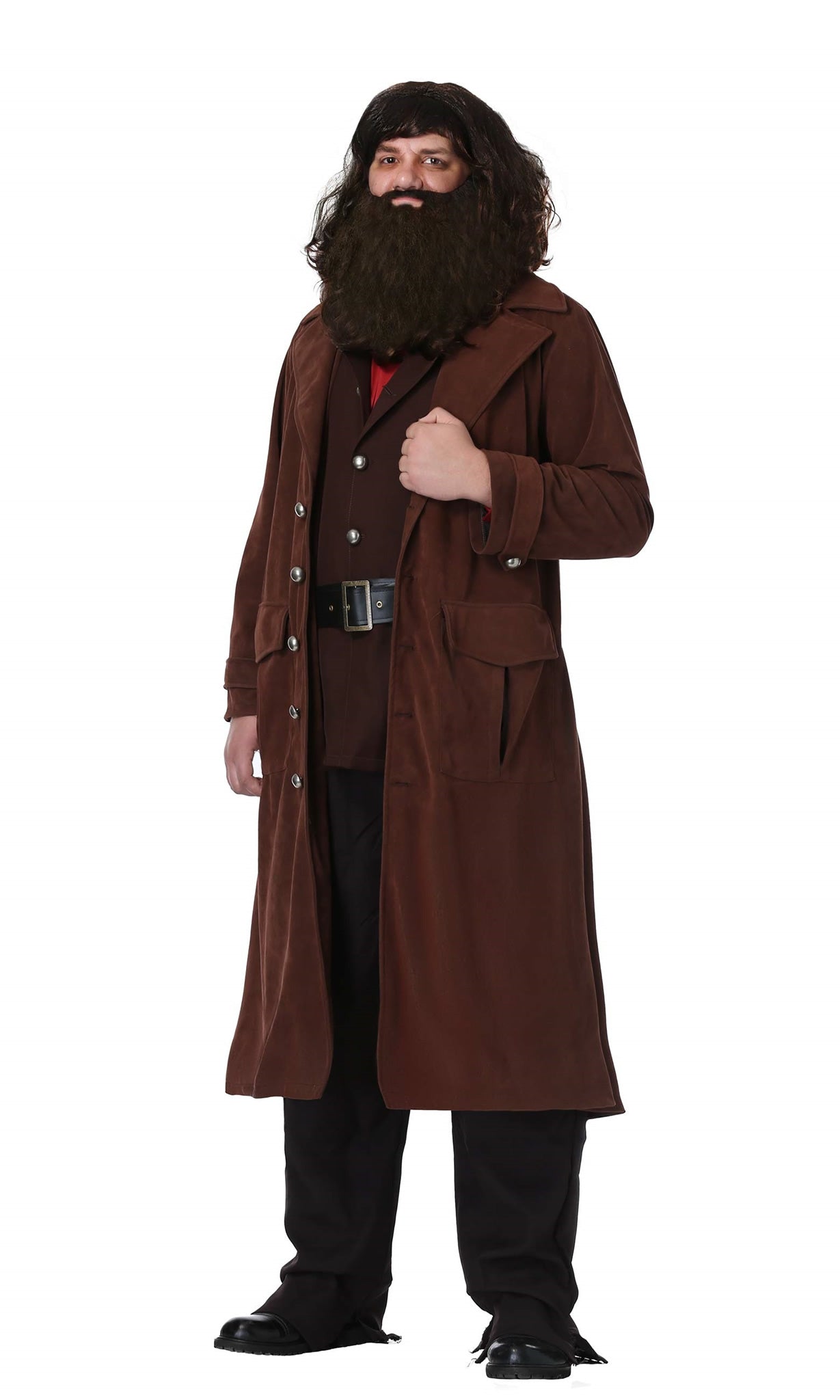 Hagrid costume with wig and beard