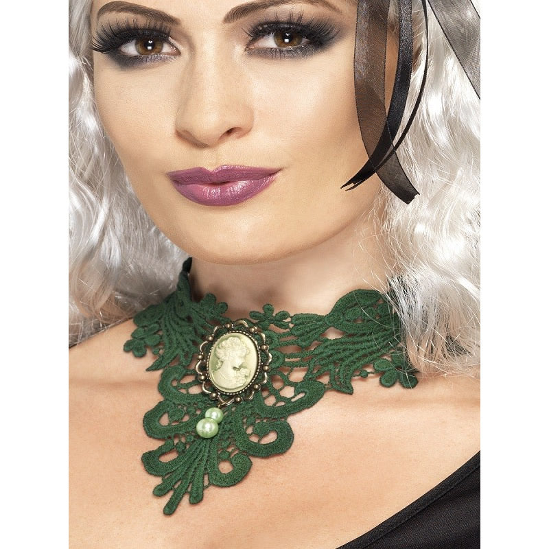 Buy Femme Fatale Green Choker
