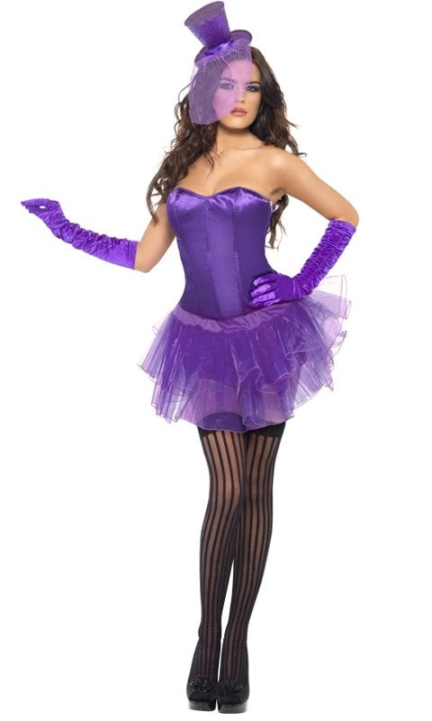 Burlesque Dancer Purple