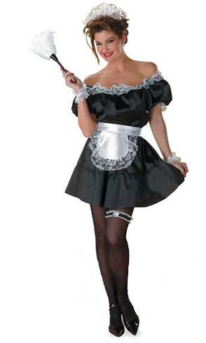 French maid dress with apron and headpiece