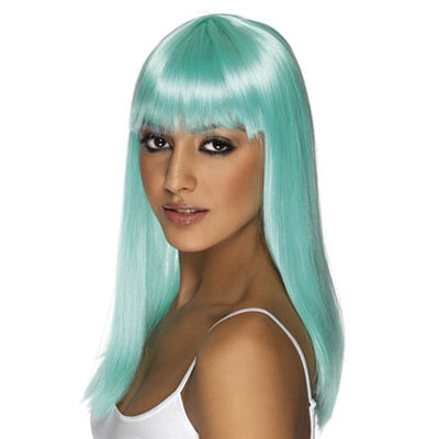 Glamourama Neon Aqua Wig