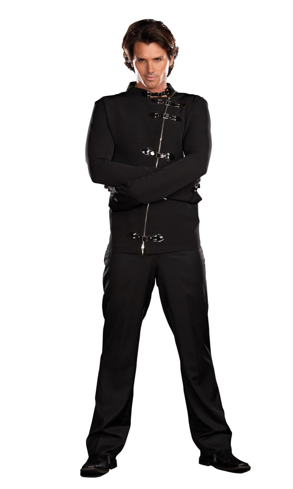 Black straight jacket costume