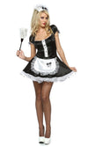 Short maid costume with headpiece