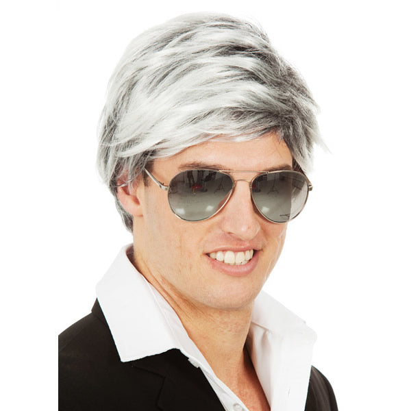 Grey mature celebrity wig