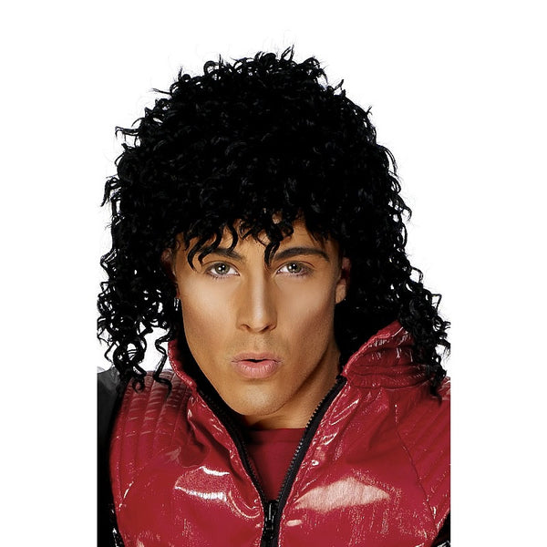 Long black Michael Jackson Thriller wig