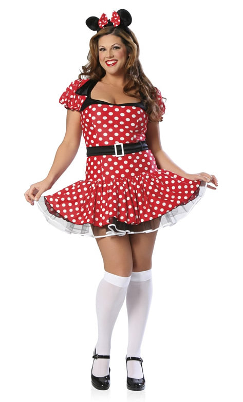 Minnie Mouse dress with attached petticoat and ears and bow