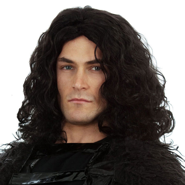 Jon Snow style Northern King wavy black wig